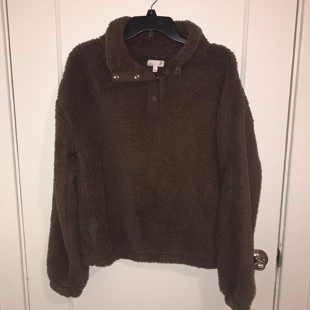 Fleece Teddy Pullover